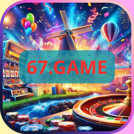 Imagem promocional da 67.GAME mostrando a plataforma e suas vantagens
